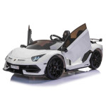 Elektrické autíčko - Lamborghini SVJ DRIFT - Biele - Licencované
